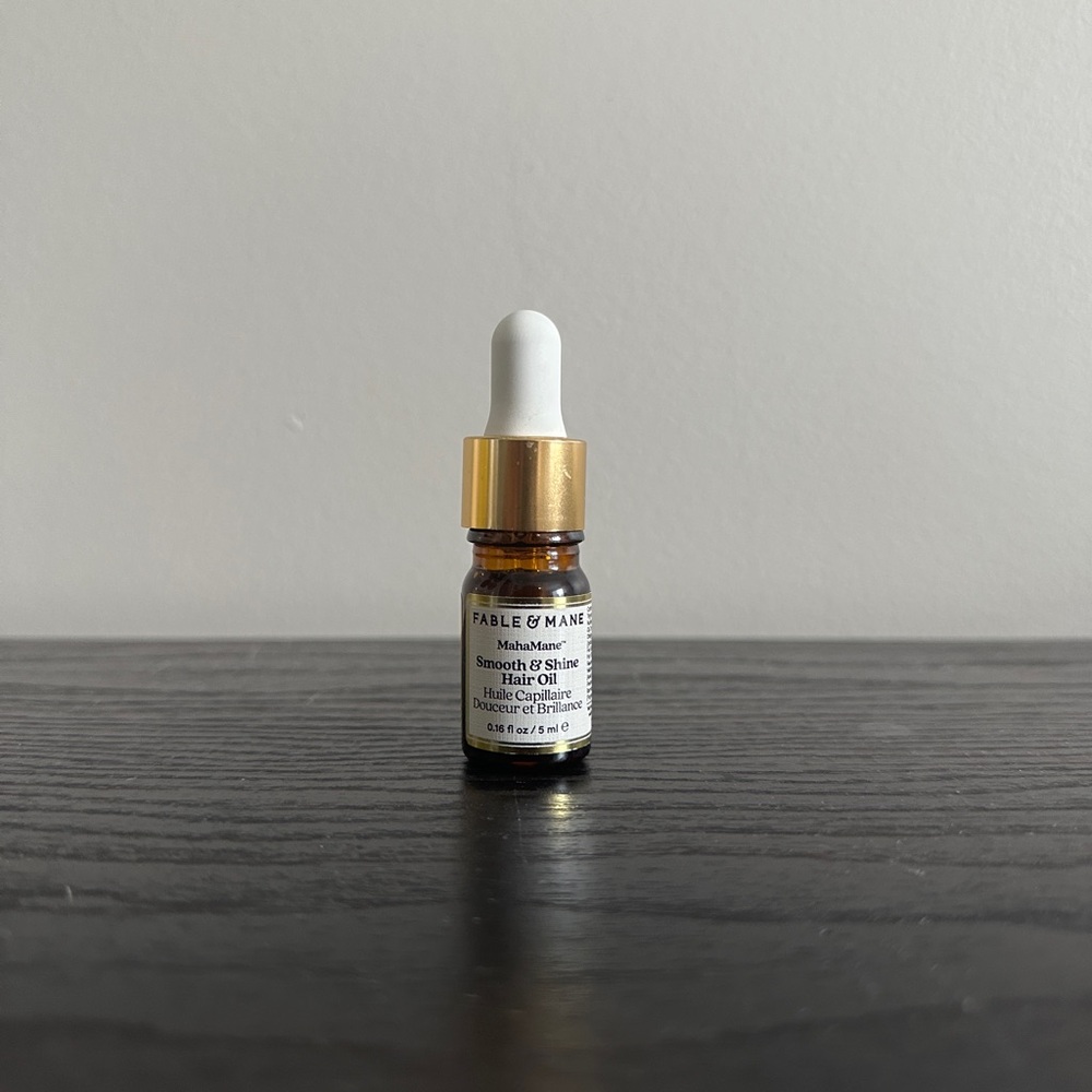Fable & Mane MahaMane Smooth & Shine Hair Oil Travel Size 5ml